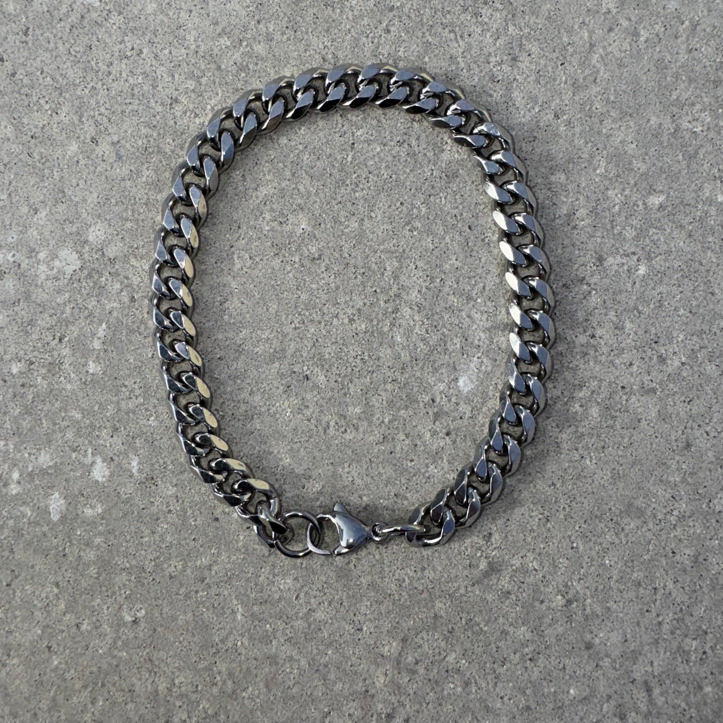 Pulsera Cubana de Acero Premium