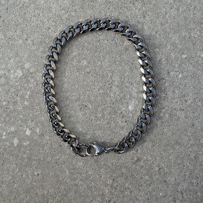 Pulsera Cubana de Acero Premium