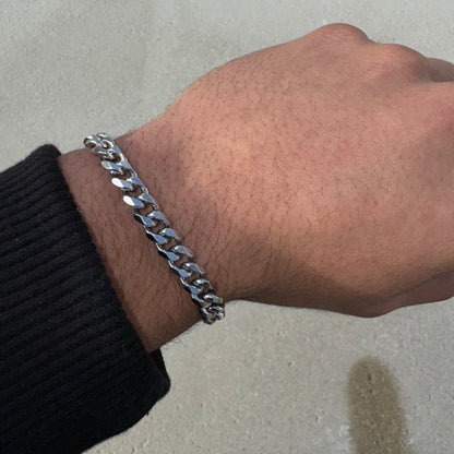 Pulsera Cubana de Acero Premium